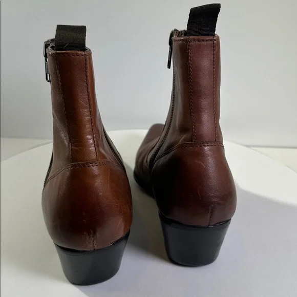 ASOS Cuban Heeled Suede Chelsea Boots sz 8.5 men’s - Picture 4 of 7